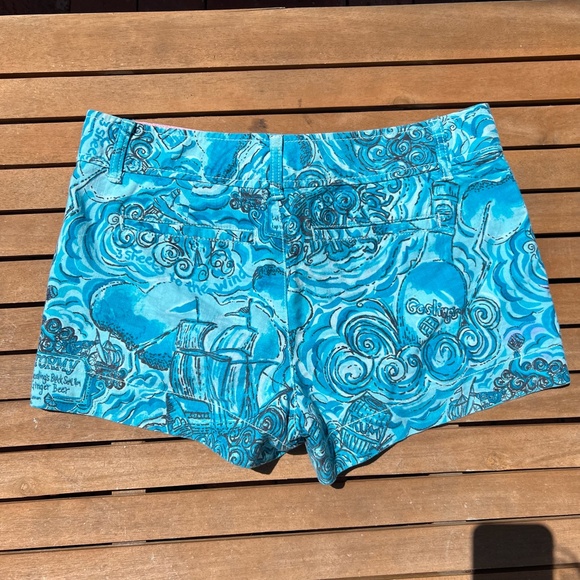 Lilly Pulitzer Dark and Stormy Shorts 4 - Picture 2 of 4